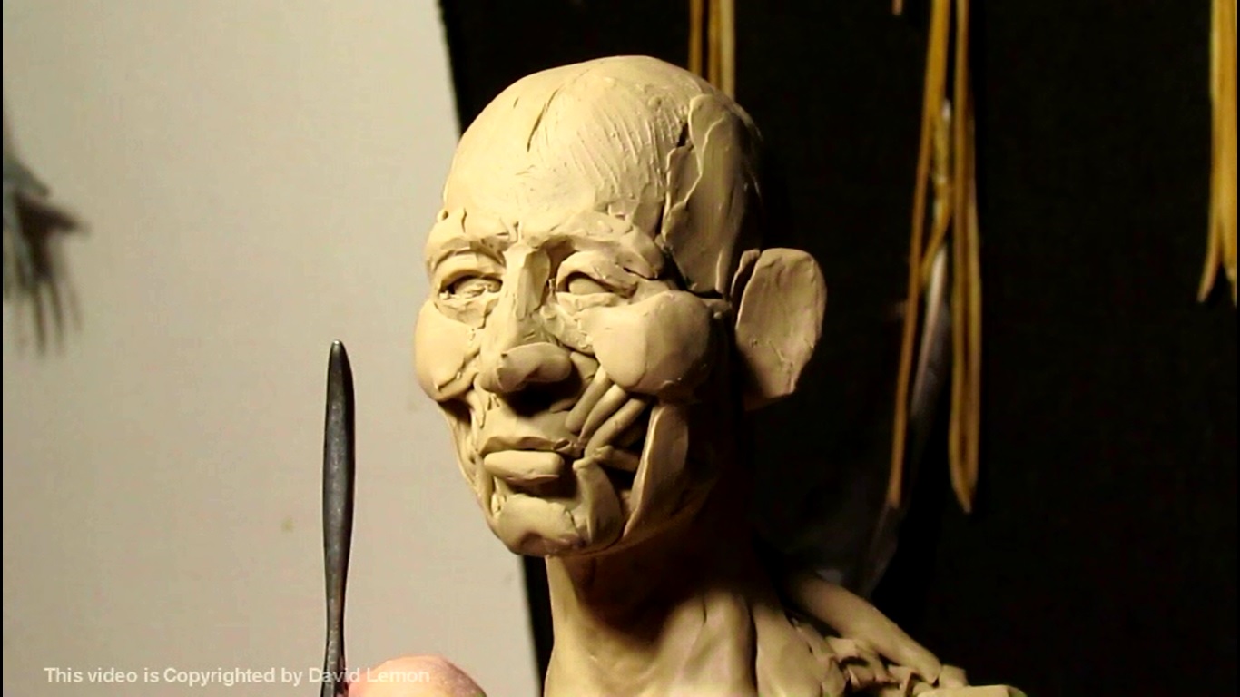 画像2: Creating a Male Bust in Clay